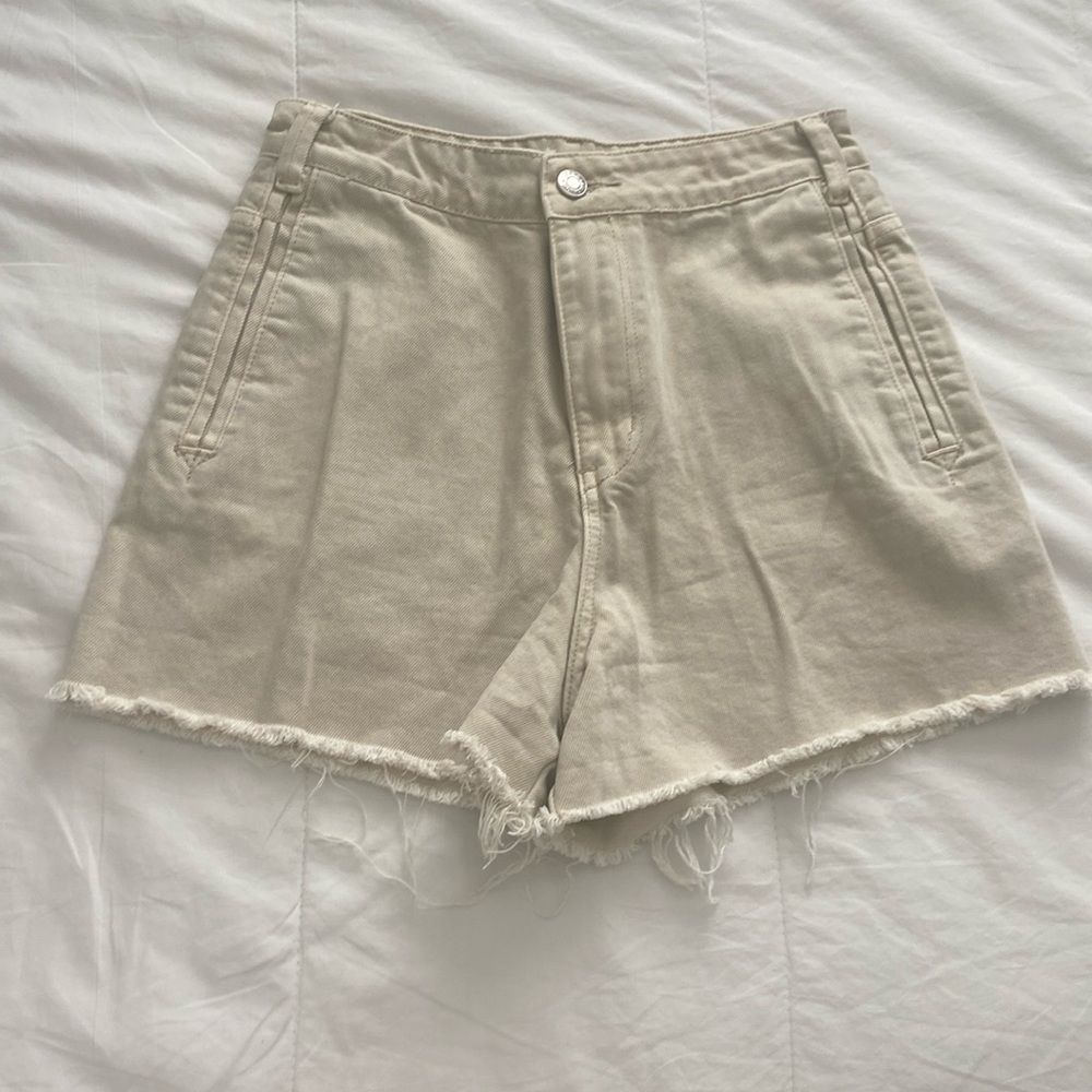 Jean mom shorts